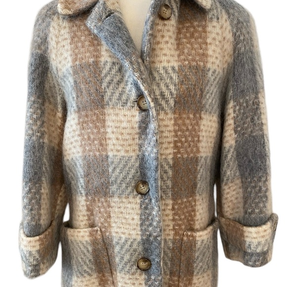 Paul Levy Vintage 80s Mohair Wool Long Coat - Picture 6 of 9